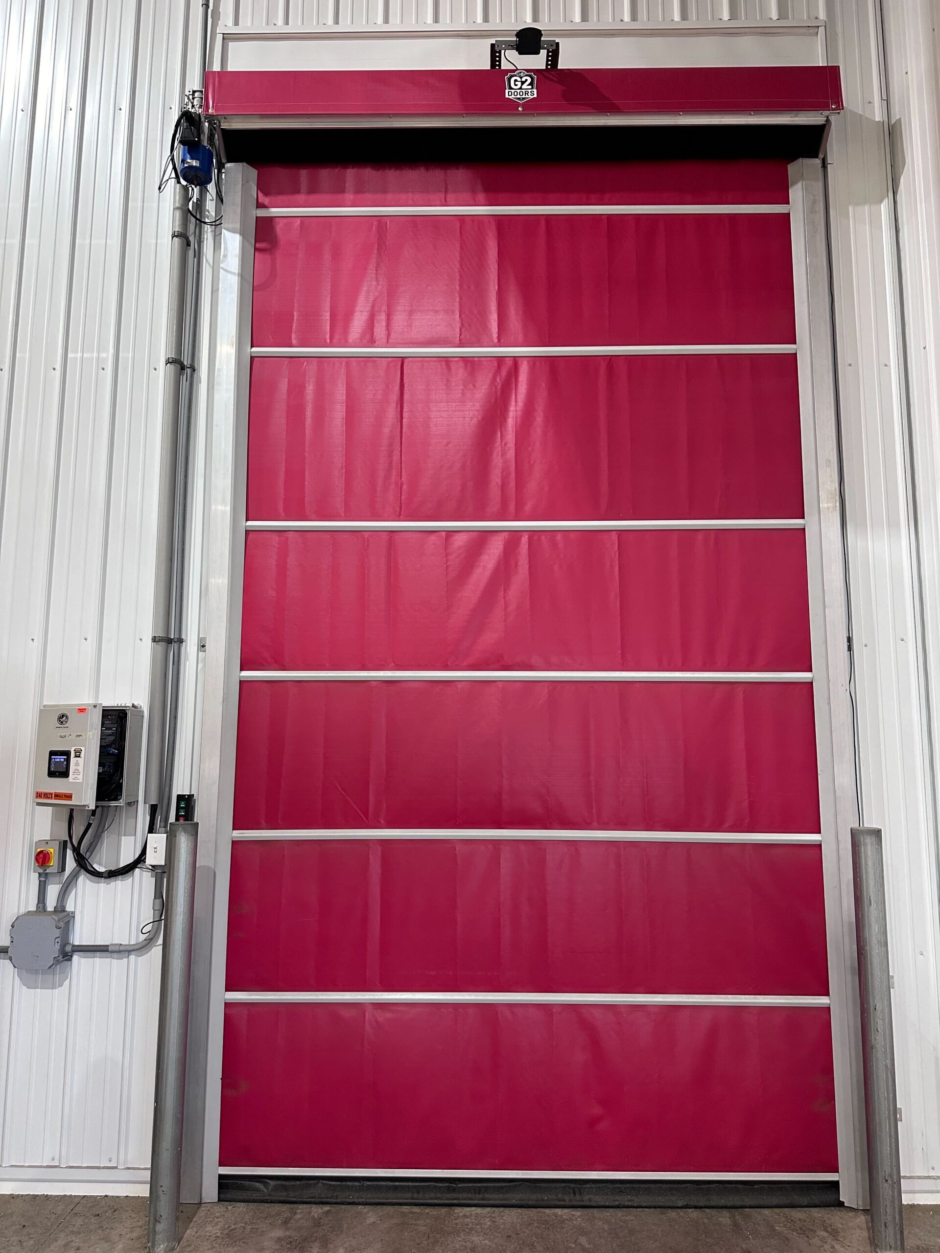 high-speed fabric doors