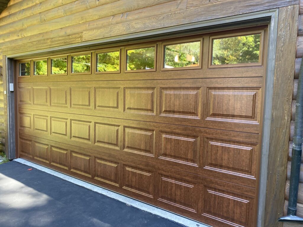 wood garage door - garage door panel replacement near you