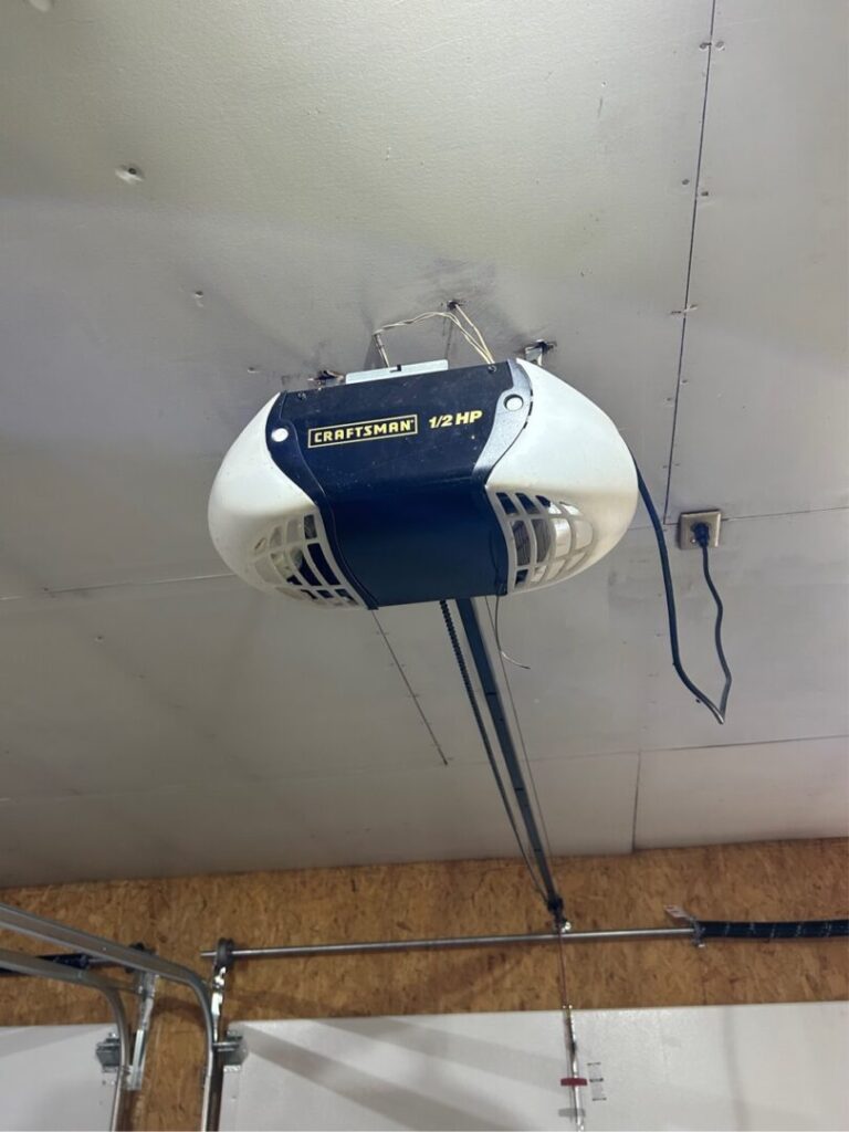 garage door opener installation