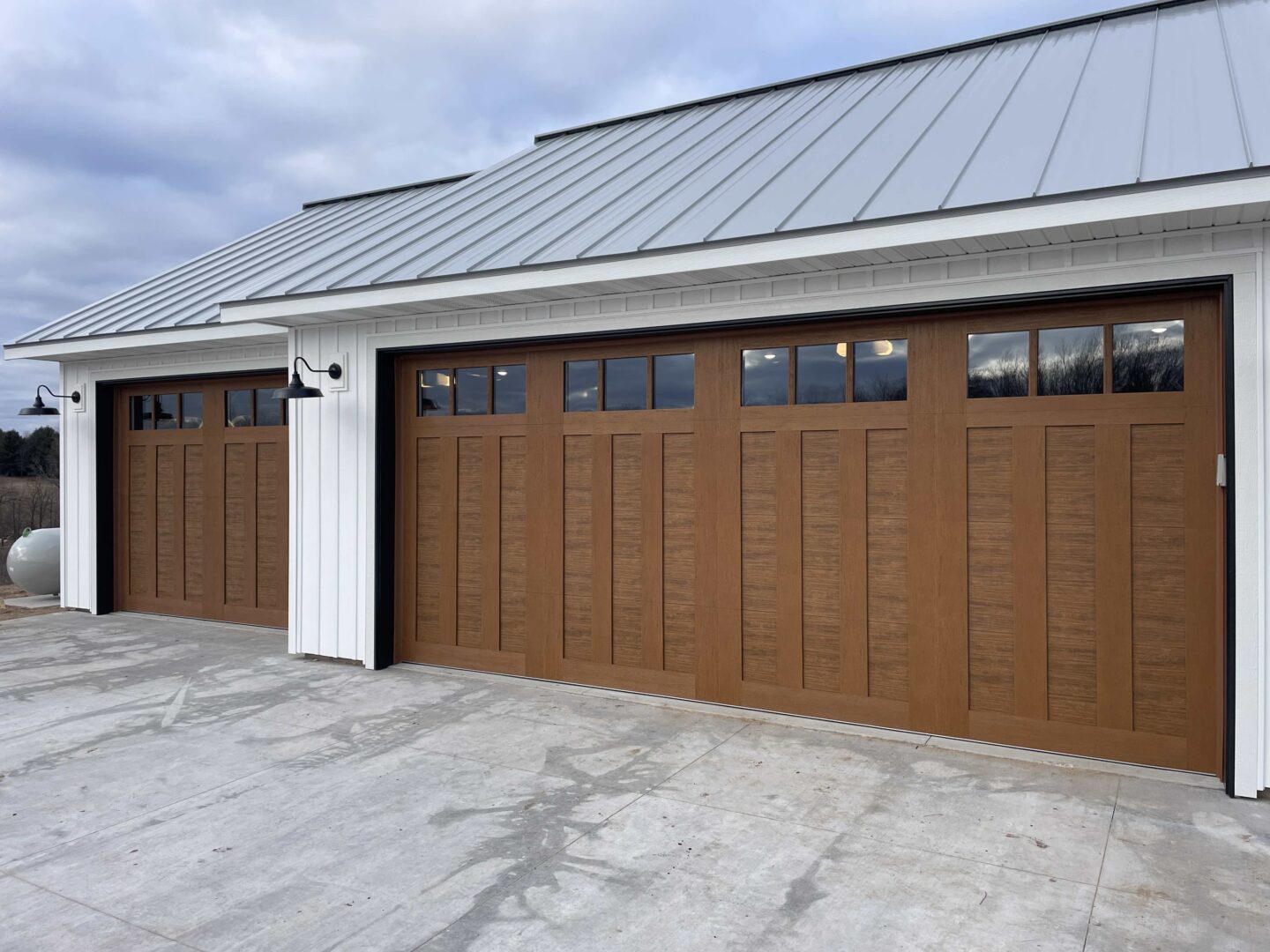 wood garage door