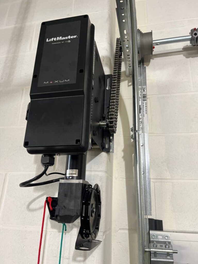 Garage door opener installation near you - commercial overhead door operator installation